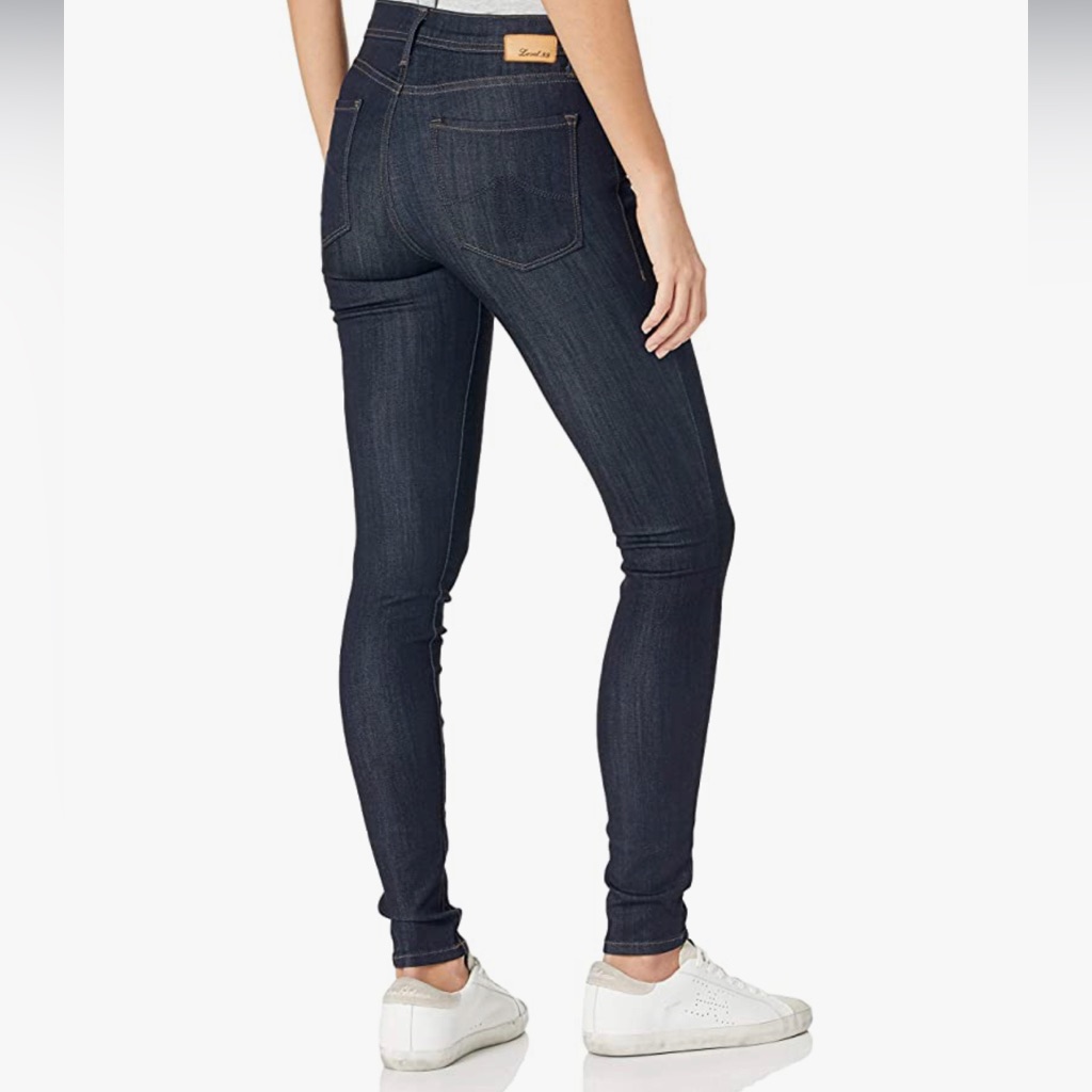 Level 99 Tanya High Rise Skinny Dark Blue Jean